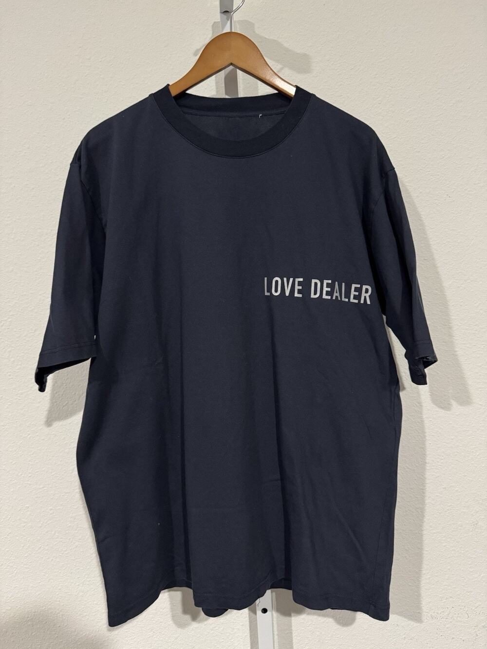 Golden Goose Love Dealer T-Shirt In Cotton Men Blue S Oversized